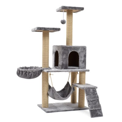 Original Design Large Deluxe Cat House Scratchers Tower Tree Wooden Cat Tree